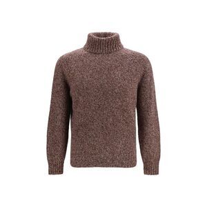Brunello Cucinelli Bordeaux Wool Oves Aries Men's Turtleneck